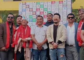 भलिबल प्रशिक्षक कुमार राई एक लाखसहित सम्मानित