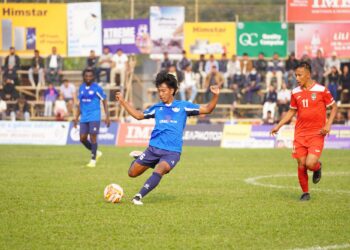 झापा गाेल्डकप : आर्मी सेमिफाइनलमा