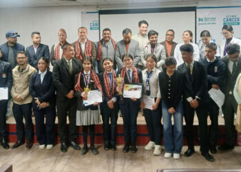 क्यान्सर हस्पिटलको वक्तृत्वकलामा निधिकी सोफिया प्रथम