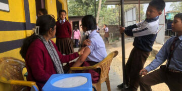 मेचीनगरमा ‘एचपीभी’ खोप अभियान सुरु