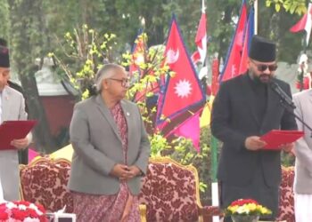 प्रधानमन्त्रीमा बालेन र मन्त्रीहरूले लिए शपथ