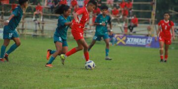 चन्द्रगढीमा महिला गाेल्डकप : आर्मी फाइनलमा