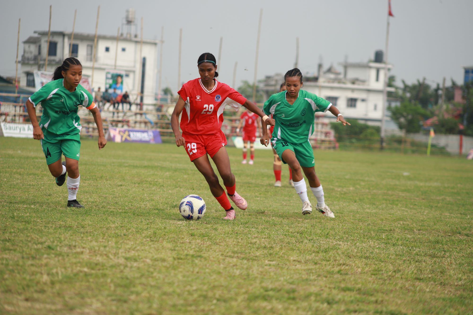 चन्द्रगढीमा महिला गाेल्डकप : पुलिस क्वार्टर फाइनलमा