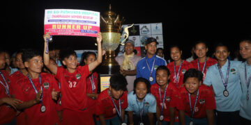 आर्मीलाई हराउँदै एपिएफले जित्यो चन्द्रगढी महिला गोल्डकपको उपाधि