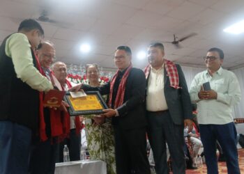 कान्तिपुर टेलिभिजनका पत्रकार गणेशमान मुखिया सम्मानित