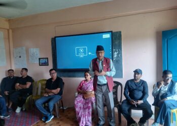 लागूऔषधकाे कुलतबाट राेक्न विद्यार्थीलाई सचेत गराउँदै मेचीनगर
