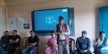 लागूऔषधकाे कुलतबाट राेक्न विद्यार्थीलाई सचेत गराउँदै मेचीनगर