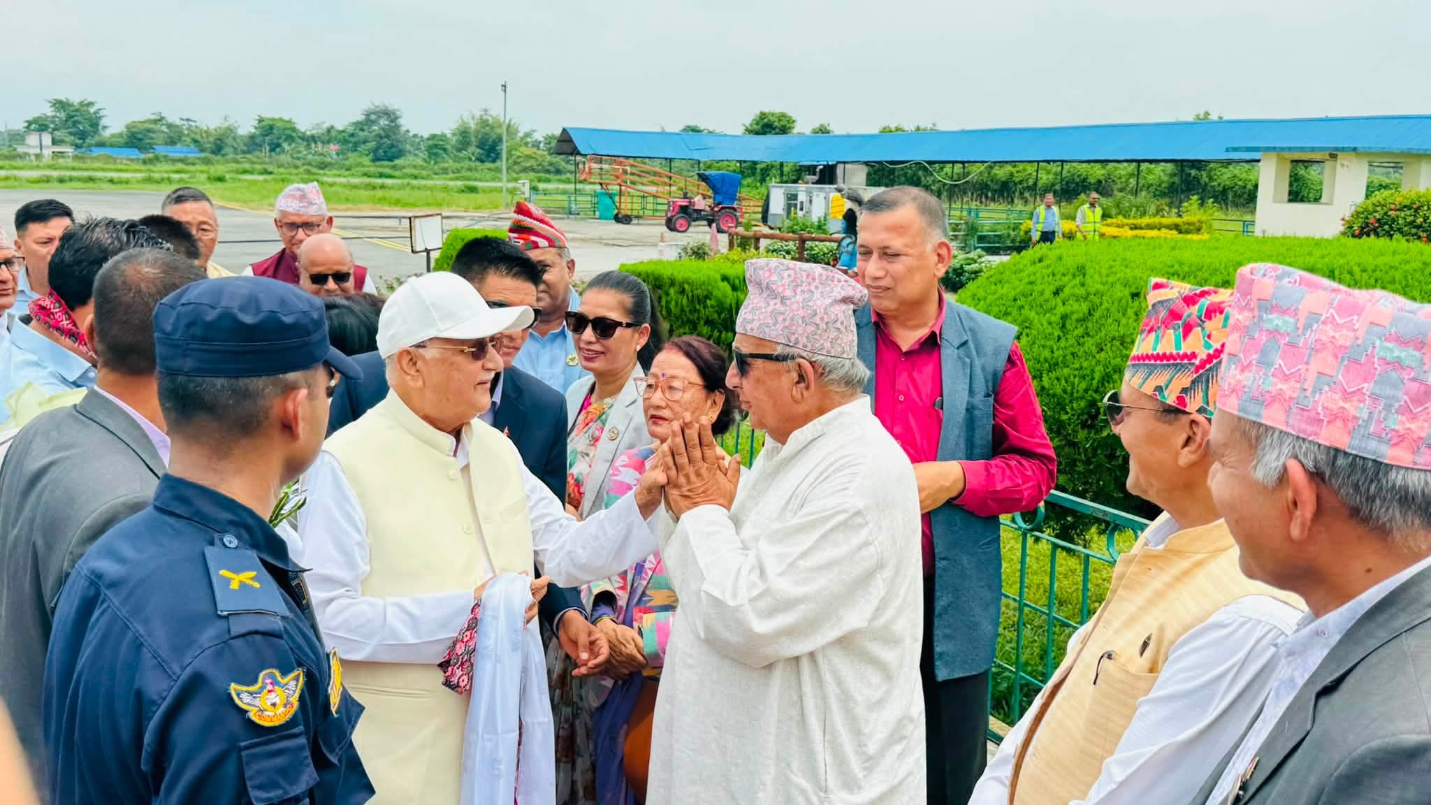 ओली चुनावपछि पहिलाे पटक झापामा