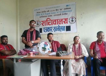 अतिथिलाई फुल र घडाले स्वागत गर्न चारआली जेसीजको अनुरोध