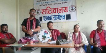 अतिथिलाई फुल र घडाले स्वागत गर्न चारआली जेसीजको अनुरोध