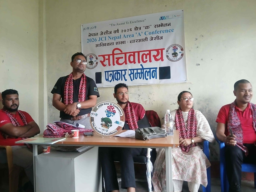 अतिथिलाई फुल र घडाले स्वागत गर्न चारआली जेसीजको अनुरोध